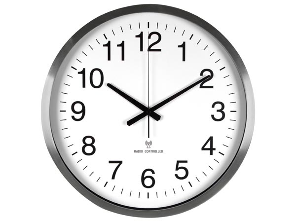 HORLOGE MURALE EN ALUMINIUM - Ø 50 cm