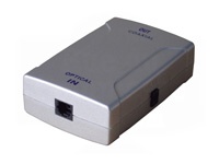 ADAPTATEUR OPTIQUE VERS COAXIAL NUMERIQUE **blister**