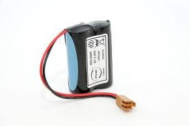 PACK DE 2 PILES LITHIUM 6V 2.5AH + CONN.