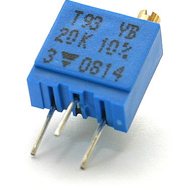 Potentiomètre: de montage; multitours; 2kO; 500mW; THT; ±10%