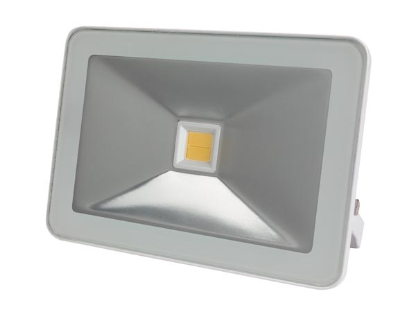 PROJECTEUR LED DESIGN - 50 W, BLANC CHAUD - BLANC