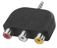  ADAPTATEUR JACK 3,5 / 3X RCA F