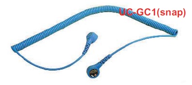 Cordon de table équipé de 2 pressions