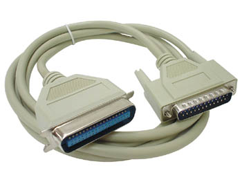  CORDON SUBD25 MALE - CENTRONICS 36 MALE POUR IMPRIMANTE / 3m