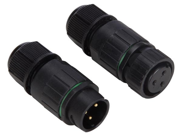 CONNECTEUR POUR CÂBLE 3P - ÉTANCHE IP67 - 13A 230V (1 set)