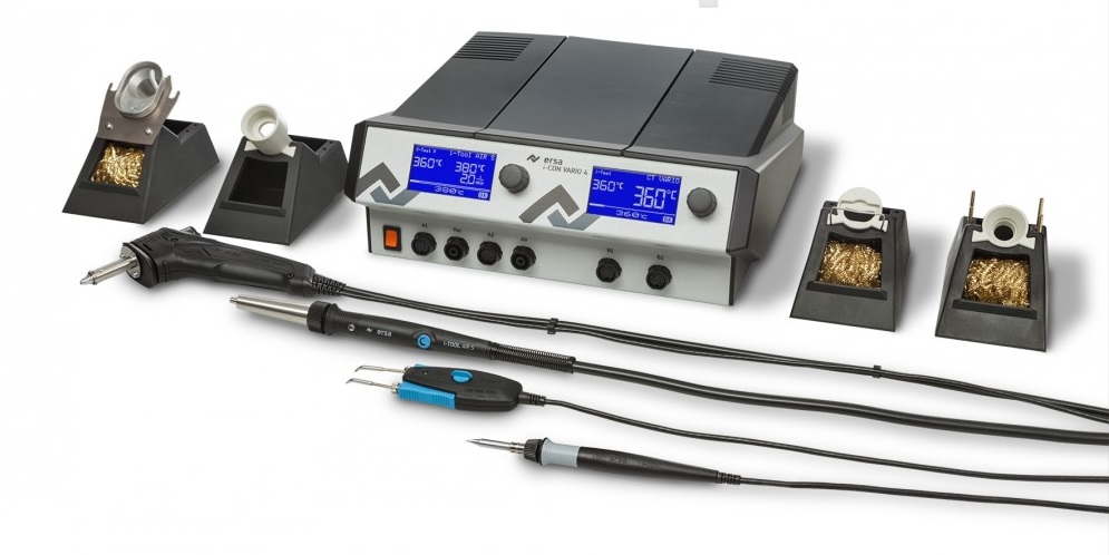 Station à air chaud quatre sorties 360W  Fer à air chaud i-TOOL AIR S Fer haute puissance  i-TOOL Pincette de dessoudage CHIPTOO