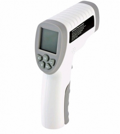 THERMOMETRE INFRAROUGE SANS CONTACT   32 MEMOIRES  TEMPERATURE DE 32 Dégrés à 42.9 Degrés  PILE 9V