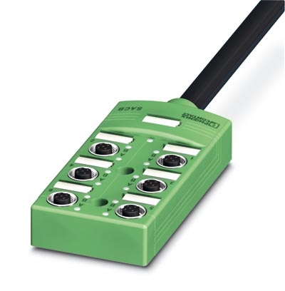 Voir rèf : 1704-4400  Boîtier répartiteur pour capteurs actionneur 6 voies double câble 30M