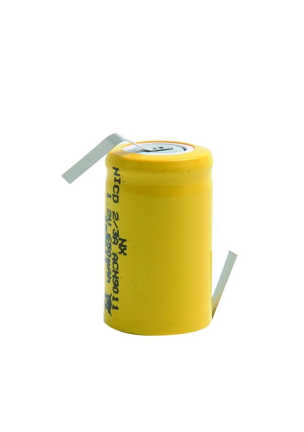 Accus Nicd industriels 2/3A 1.2V 650mAh HBL