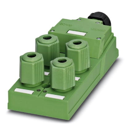  Répartiteur pour capteurs/actionneurs, LED, connexion câble multiconducteurs via BJ à ressort et kits Quickon