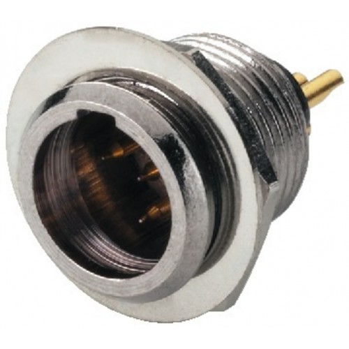  MINI XLR CHASSIS 4 P MALE