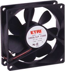  VENTILATEUR 12V  80X80X25 3 fils