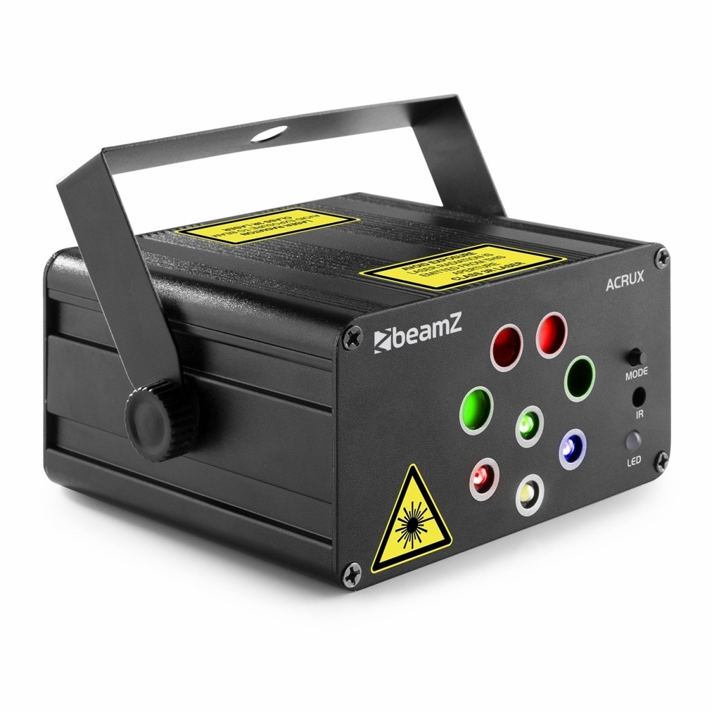 Acrux 4way R/G Laser RGBW Gobo IRC