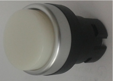  Bouton Poussoir momentané blanc non affleurant