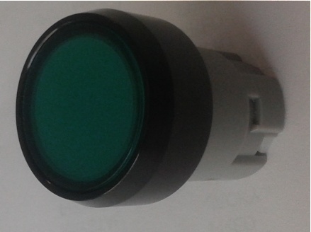  Bouton Poussoir momentané  VERT affleurant