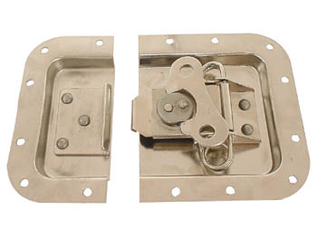  FERMETURE PAPILLON, BLANC METALLIQUE, 171 x 126mm