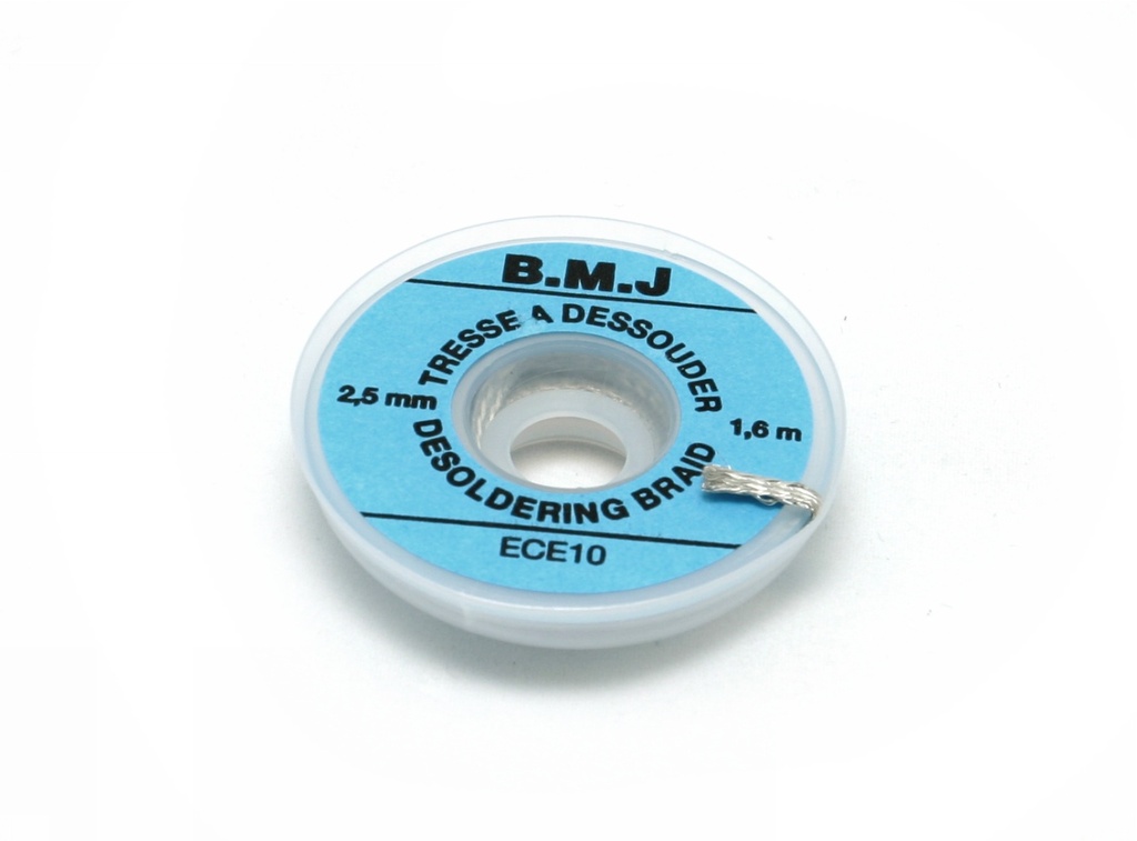 Tresse étamée 2,5 mm 1,6 M