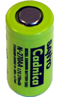 ACCU.NI/CD 1.2V 300mah DIM 14X25