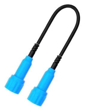 c. BNC 2 côtés manchons isolants 50ohms Lg 100 cm noir