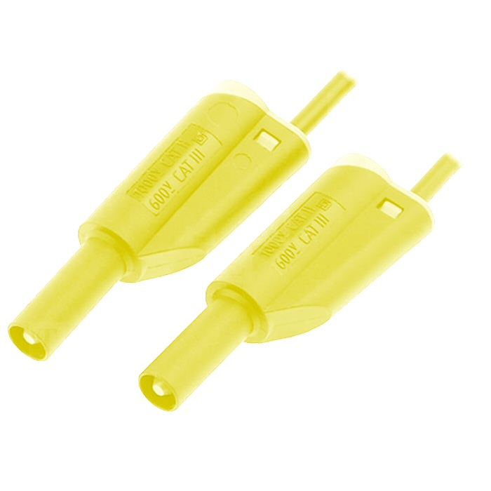 c. MM d4 sécu + rep. AR sécu PVC 1.00mm² Lg 50 cm jaune