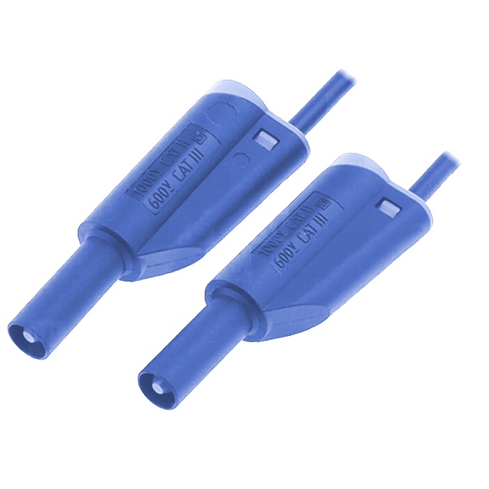  (CF 1234-0521) fiche mâle sécu d4 + fourreau fixe + rep.ARS d4 bleue