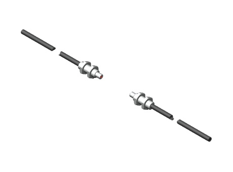 OsiSense XU - fibre optique plastique pour dét. XUY - barrage - 2m - Sn 100mm