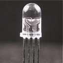 DEL standard - Trou traversant RGB  Diam 5. 20Ma. 4 pins