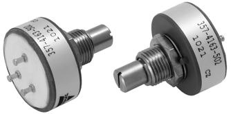 **OBS** Potentiomètre en plastique conducteur Vishay, 1kO ±20% 1W, Linéaire CONTINU tours , axe de 6,35 MM ±600ppm/°C