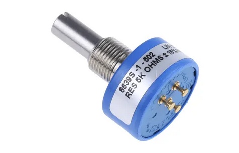 Potentiometer Rotary, Precision 5K SINGLE TURN sans butée