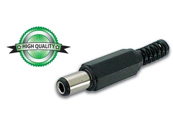 FICHE D'ALIMENTATION MÂLE 2.1 x 5.5 x 9.5mm