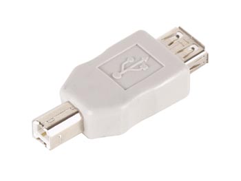 ADAPTATEUR USB - A FEMELLE VERS B MALE