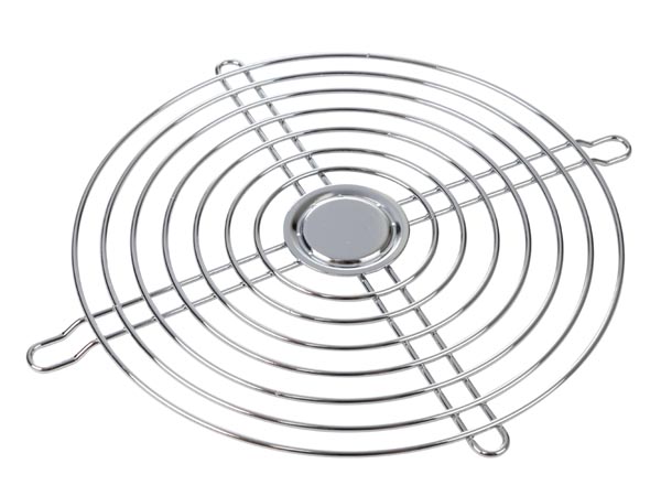 Grille métallique pour ventilateur Ø 172x150mm chromée
