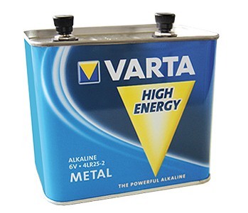 4LR25-2 Pile alcaline métal à vis 6V 35Ah