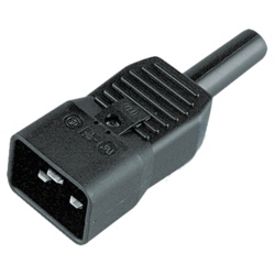 Fiche IEC-C20 Mâle 16A à monter