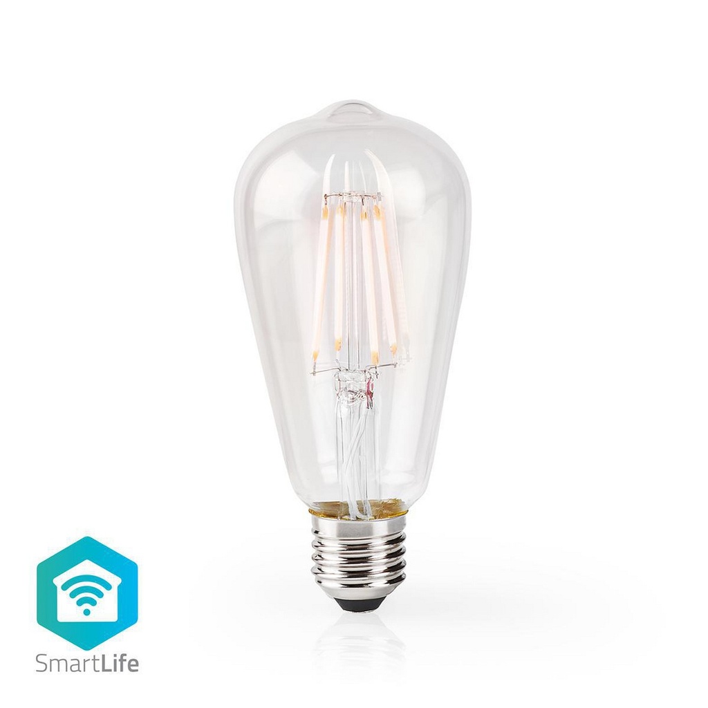 LED SmartLife à intensité variable | E14 | 400 lm | 5 W | Blanc Chaud | 2700 K | Verre | Android / IOS | Bougie | 1 pièces
