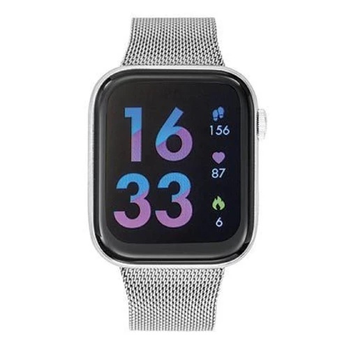 Montre TEKDAY connectée nouveau cable embout lisse bracelet noir cadran noir