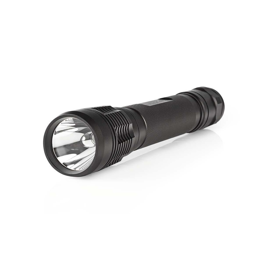 Lampe torche | Alimenté par pile | 4.5 V DC | 10 W | 3x C/LR14 | Flux lumineux nominal: 500 lm | Portée lumineuse: 250 m | Angle