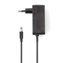Adaptateur d'alimentation CCTV | 2.0 A | 12 V DC | 5.5 x 2.1 mm Male | Mâle | 1.50 m | Noir