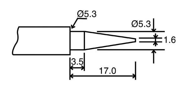 PANNE DE RECHANGE POINTE 1 POUR VTSSC10N-20N-30N-40N