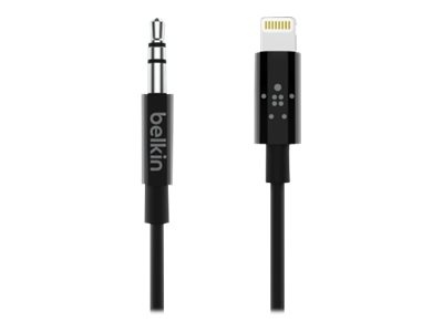 Câble audio 3,5 mm avec connecteur Lightning - 90cm