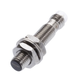 Capteur inductif Ø 8 x 40 mm M8x1 flush 2 mm PNP à fermeture (NO) 5000 Hz Acier inoxydable Face sensible PBT Connecteur