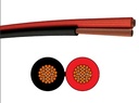 CABLE HP PLAT 2 x 1 MM2  PVC ROUGE / NOIR