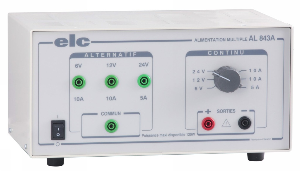ALIM 6 OU 12V 10A ET 24V 5A CC CA 120W