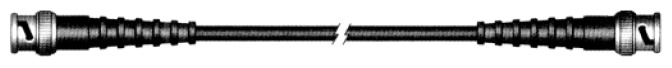 CABLE BNC MALE MALE 50M 50 OHMS