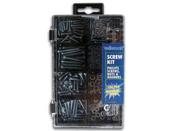 ENSEMBLE VISSERIE 330 PCS (VIS PHILIPS, ECROUS & RONDELLES)