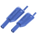 fiche mâle sécu d4 + fourreau fixe + rep.ARS d4 bleue