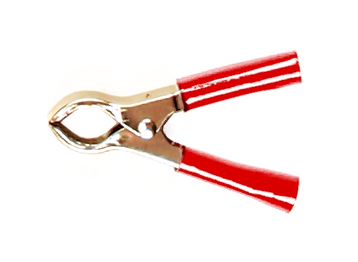 pince batterie rouge