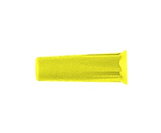 fiche femelle d.4 à vis V. industrie jaune