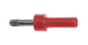 adaptateur de sécurité étroit rouge