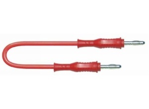 cordon MM simple d2 Sili0.40mm² Lg 100 cm rouge